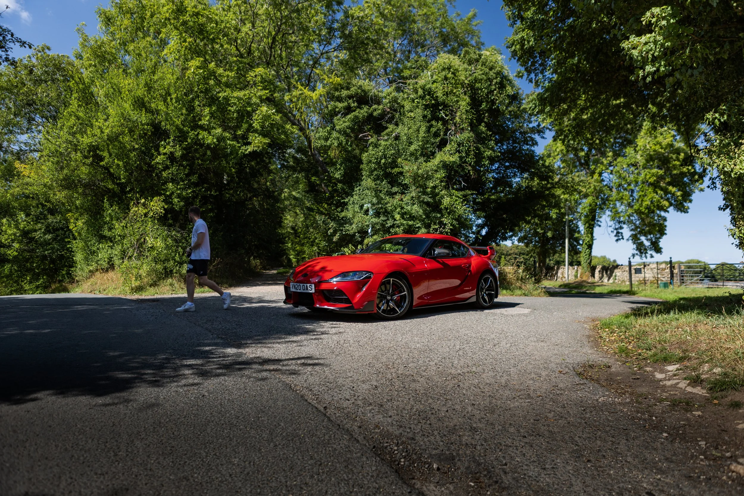 TOYOTA RED SUPRA