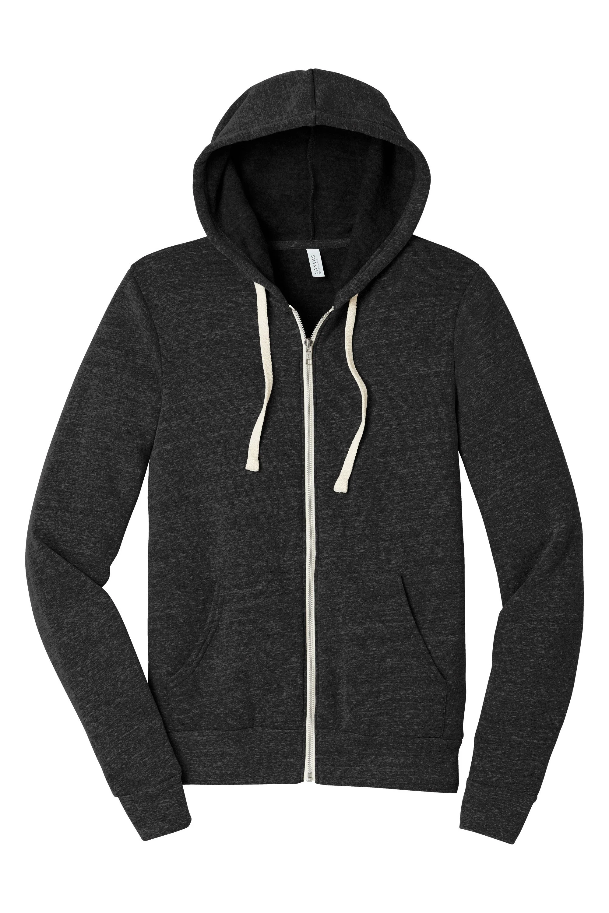 Bella + Canvas Unisex Triblend Fleece Full-Zip Hoodie BC3909