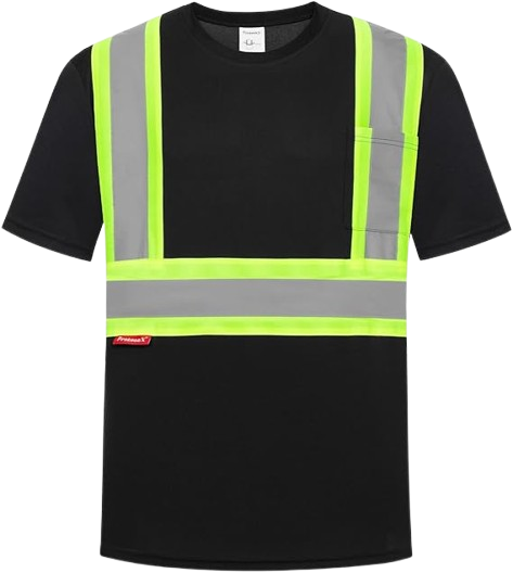 High Visibility Short Sleeve Shirts Reflective Hi Vis Safety Shirts for Men and Women