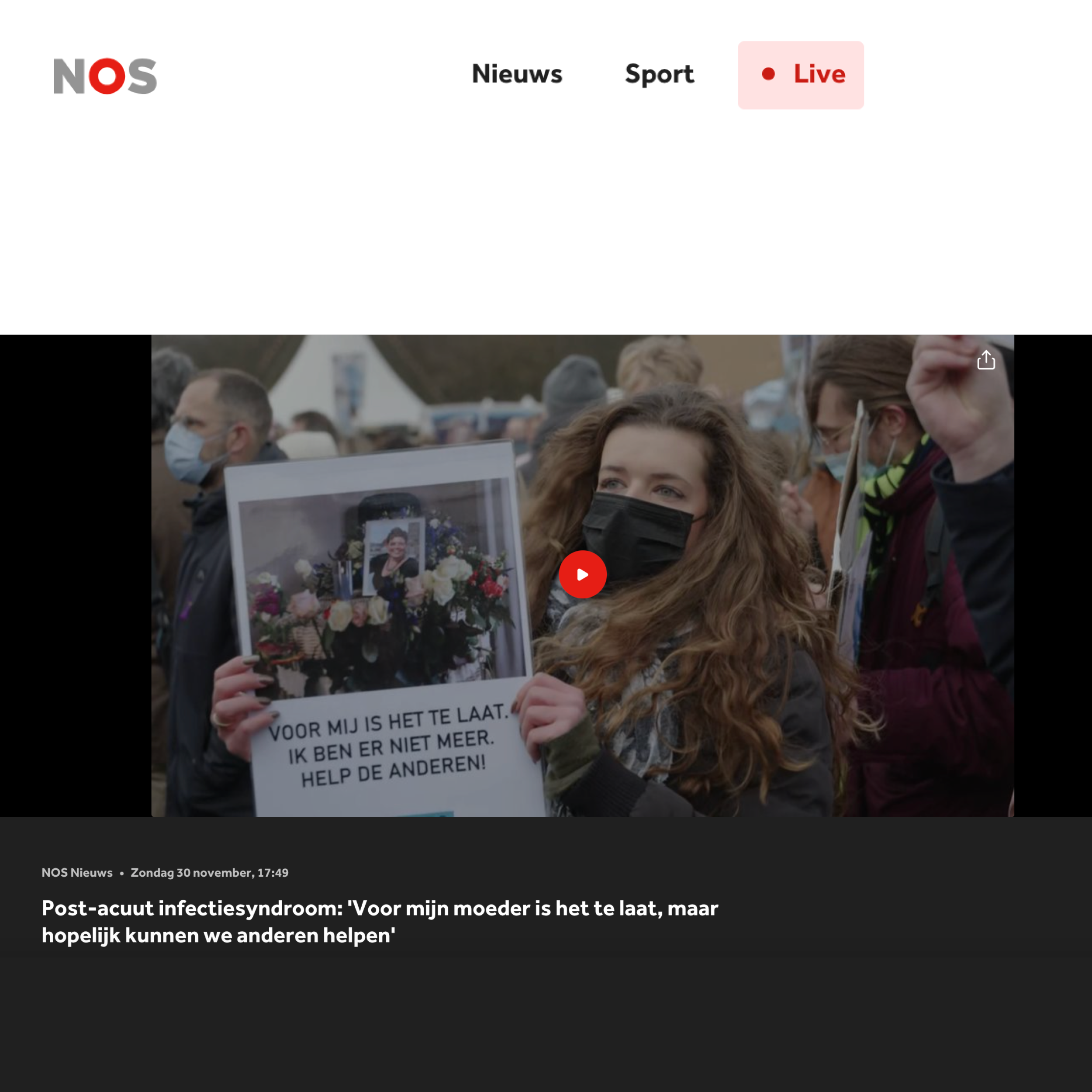 30 november 2025 - NOS nieuws