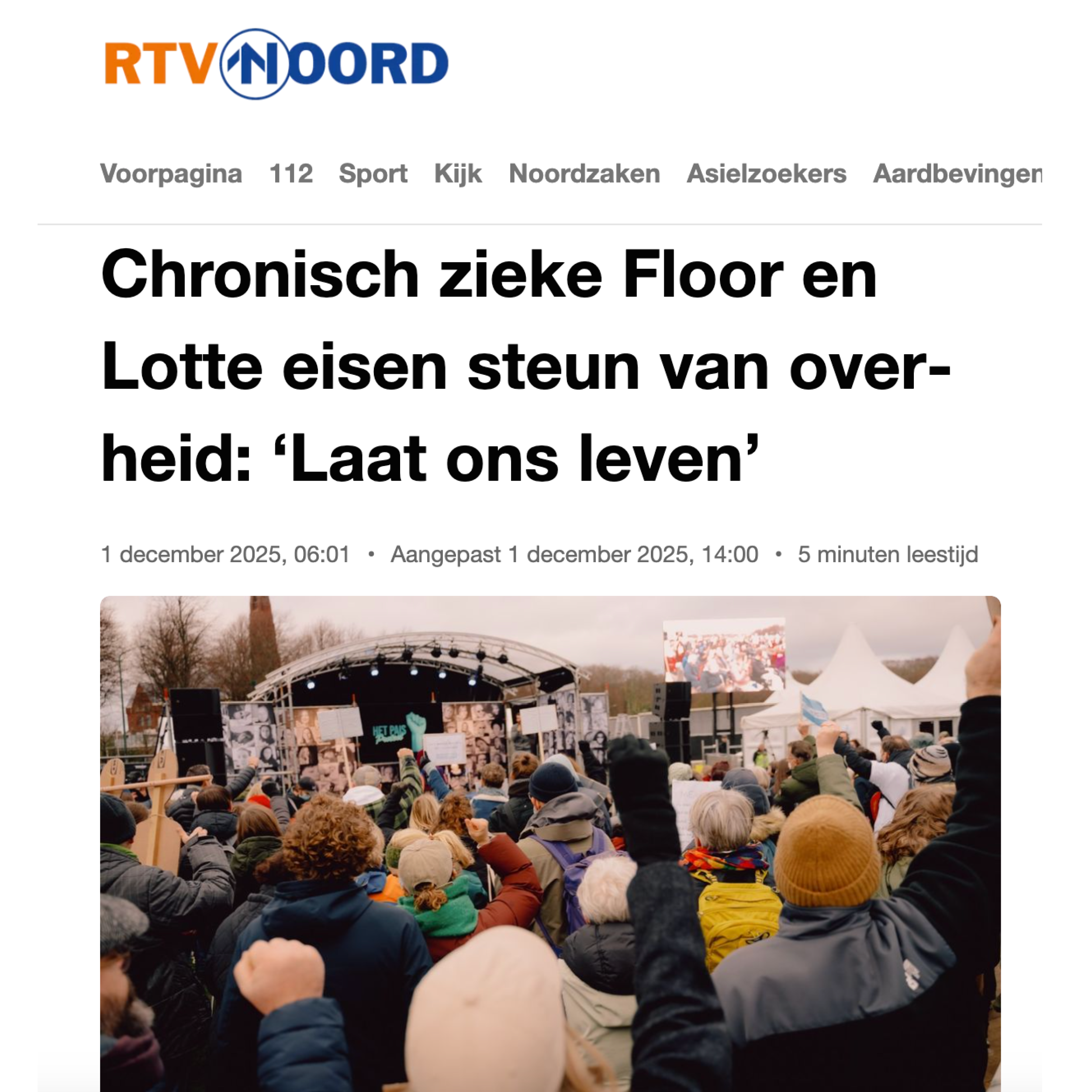 1 december 2025 - RTV Noord
