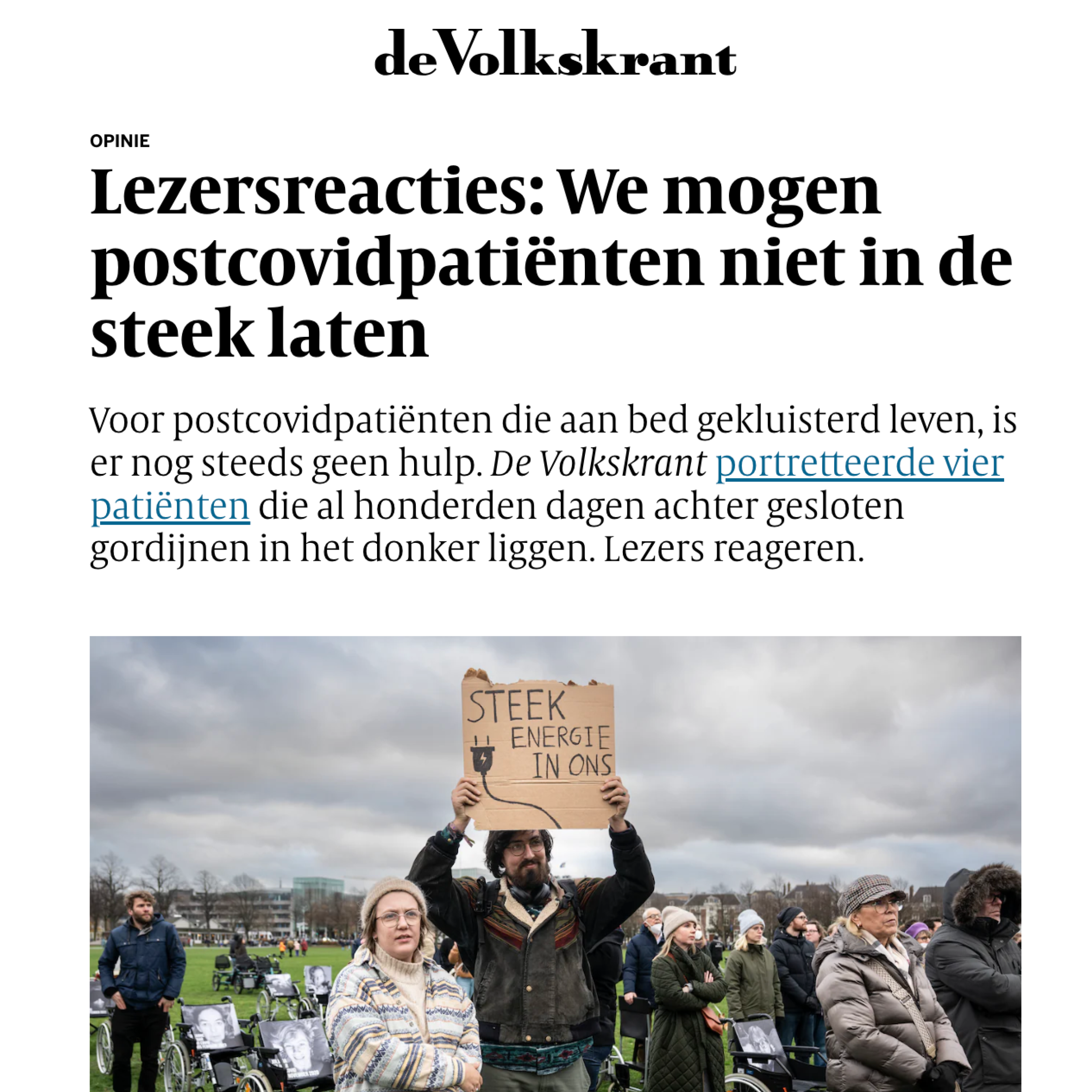 1 december 2025 - de Volkskrant 