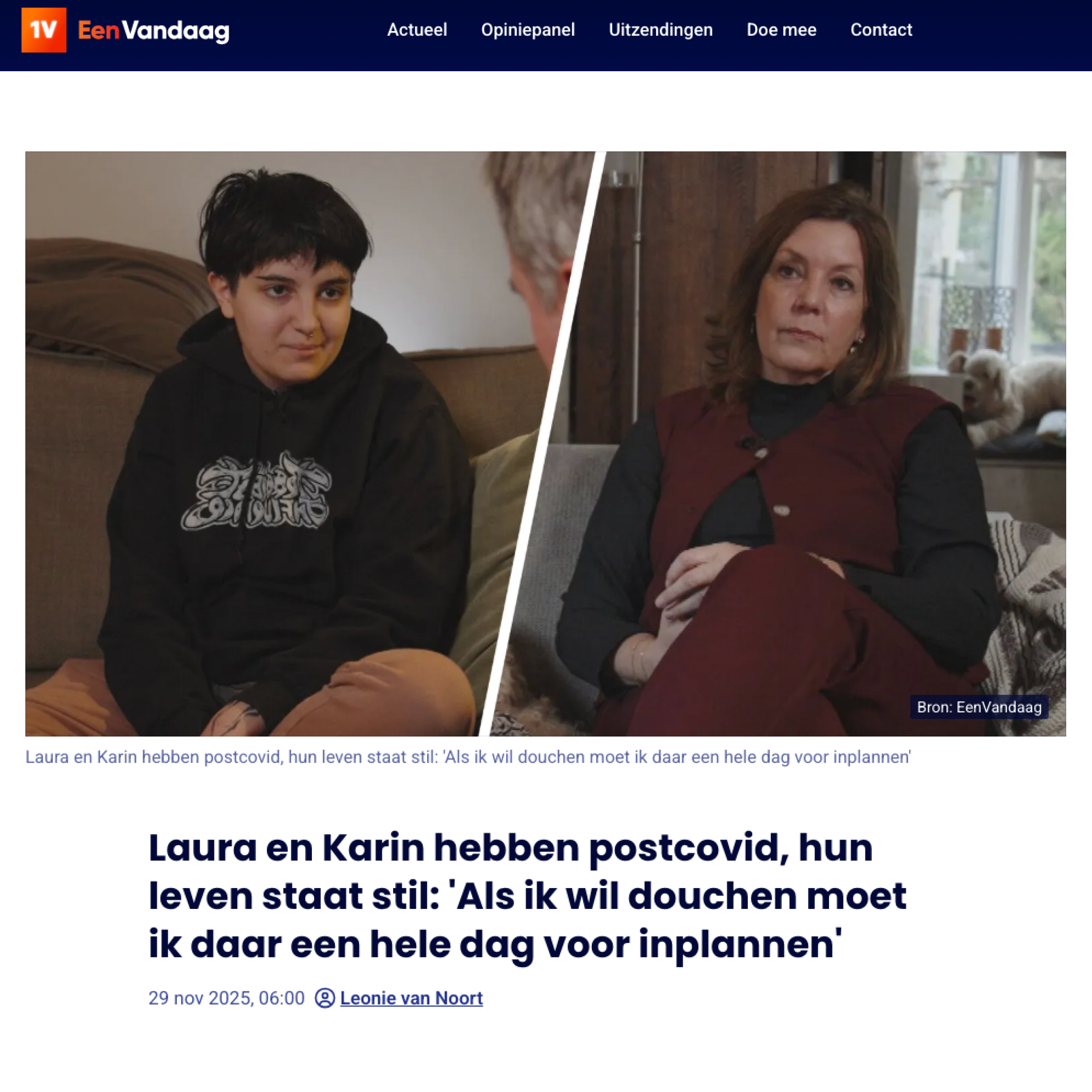 29 november 2025 - EenVandaag