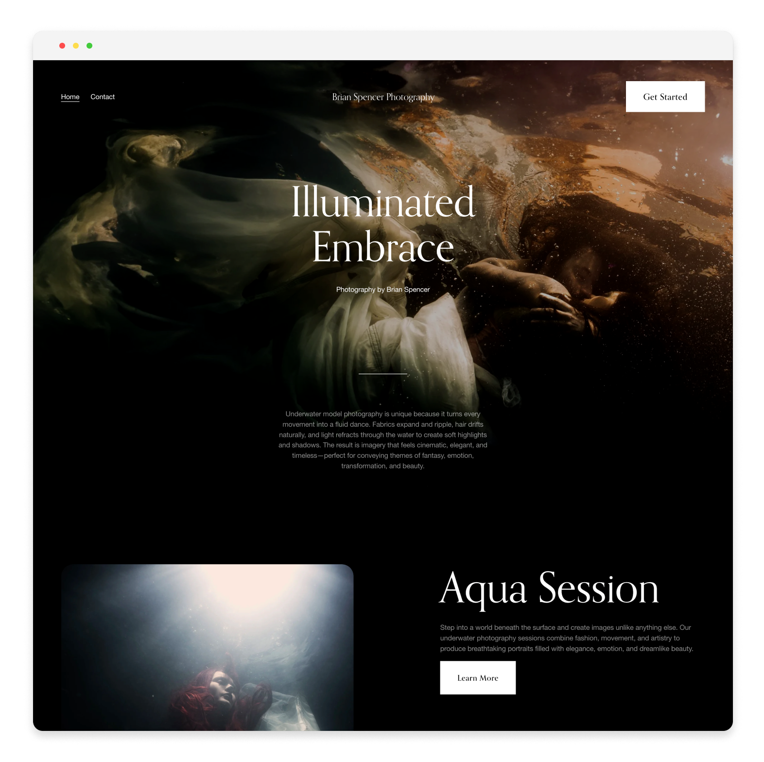  Brian Spencer Photography   
Underwater Photography 
Squarespace