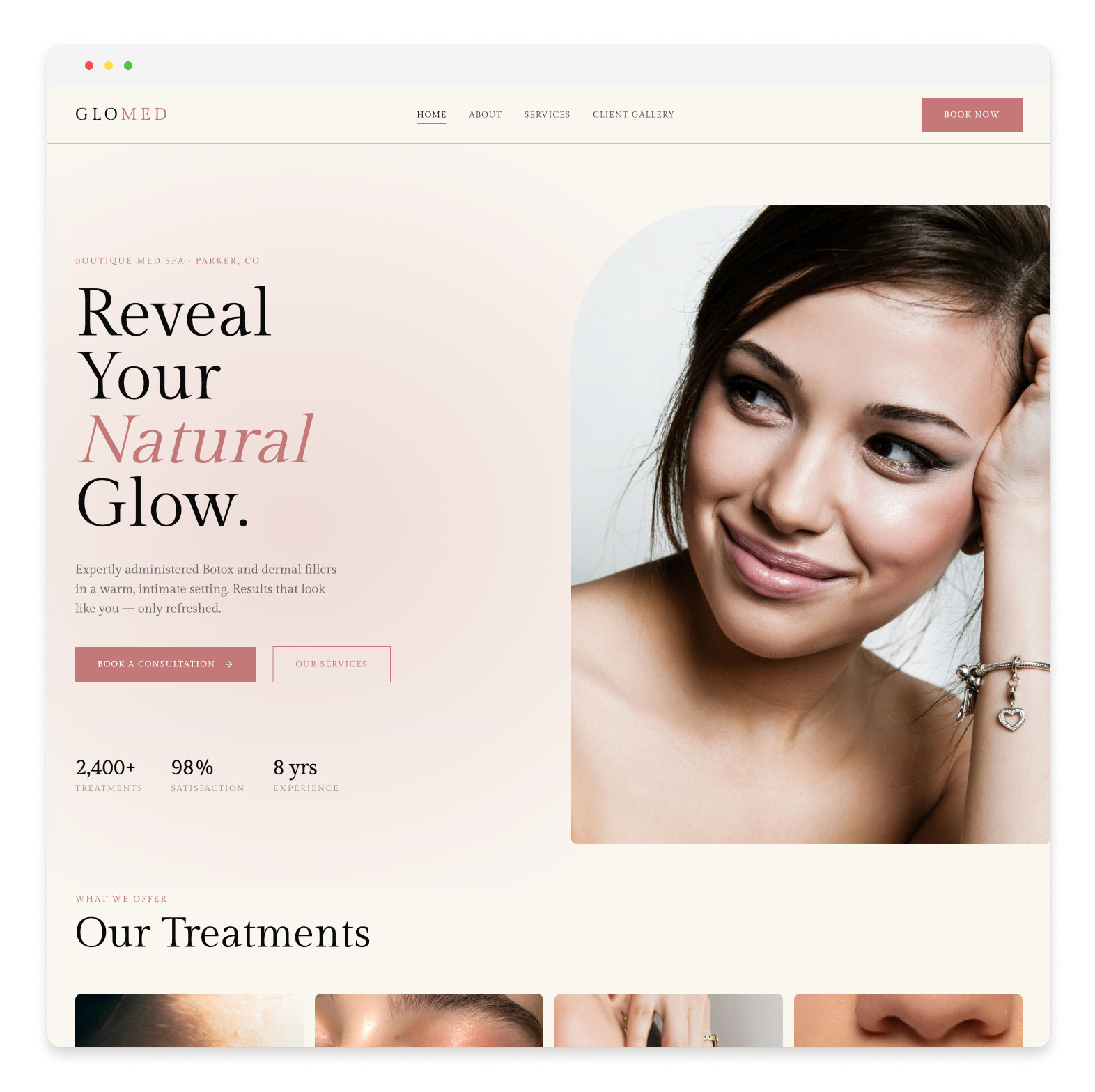  Glo Wellness  
 (redesign) 
GoDaddy Airo