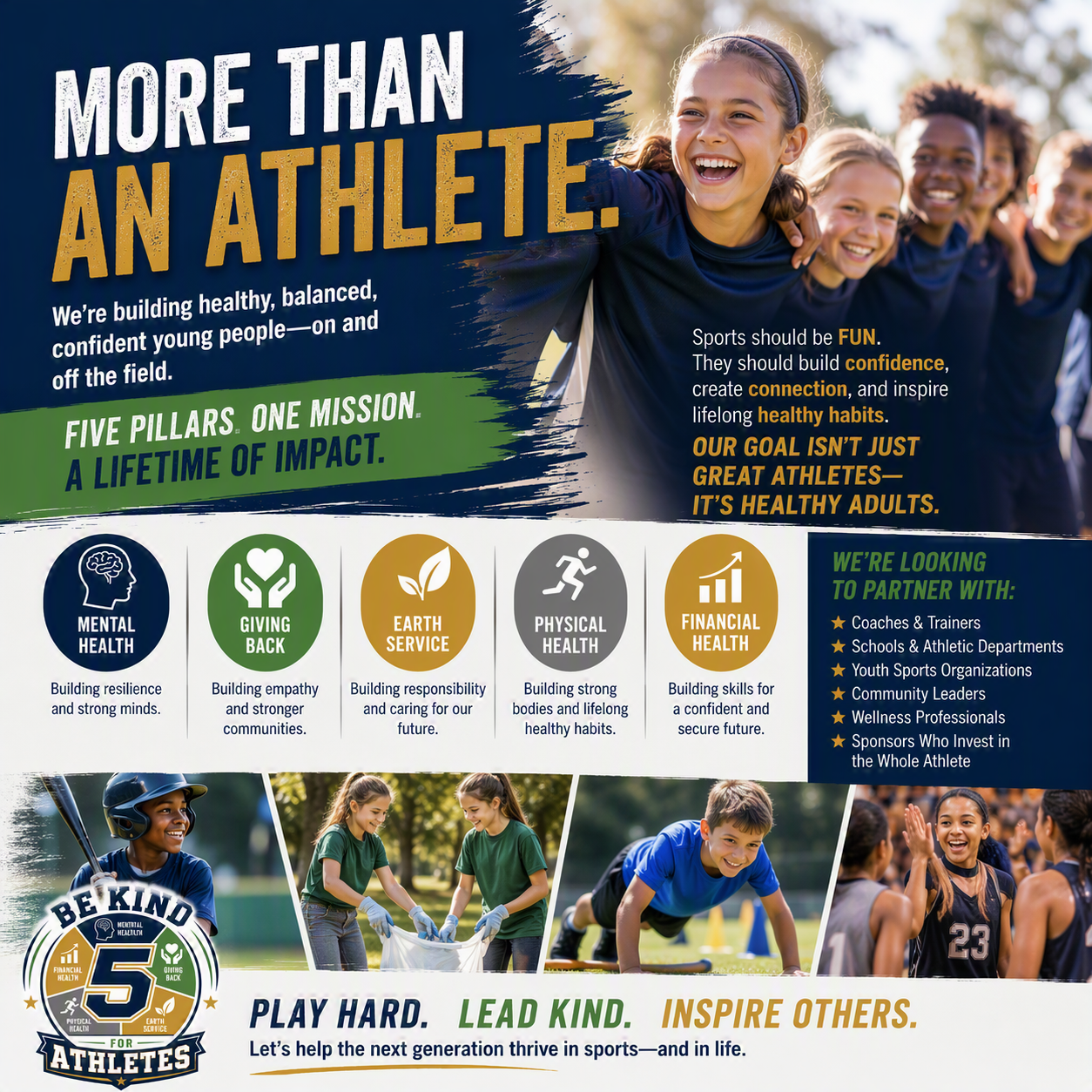 Introducing Be Kind 5 for Athletes
