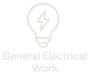 Icon representing a light bulb with electrical symbol