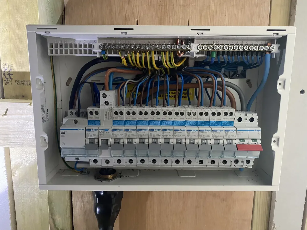 RCBO consumer unit upgrade with tested and labelled circuits in Wellingborough