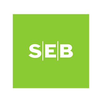 SEB logo on a green square background.
