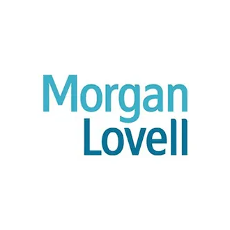The logo features the name Morgan Lovell in blue text, with"Morgan" in a lighter shade of blue and"Lovell" in a darker shade of blue, on a white background.