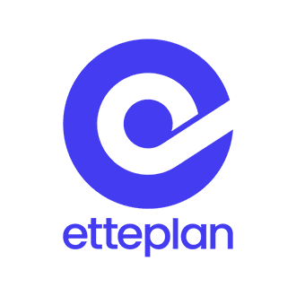 Ettelplan logo with a stylized blue lowercase 'e' and the word 'etteplan' underneath.