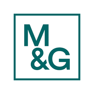 M & G logo inside a square border