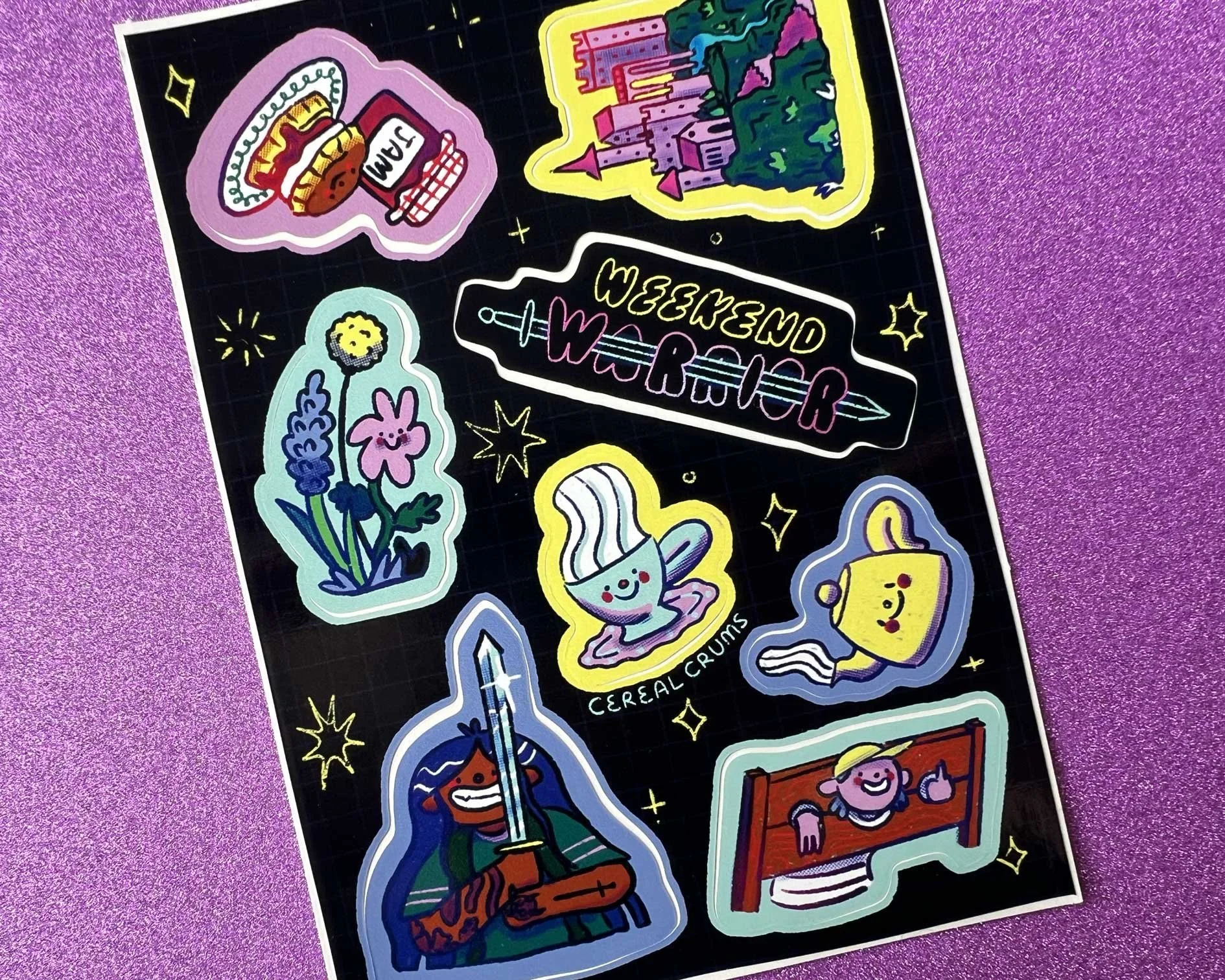 Fantasy and Castles Sticker Sheet