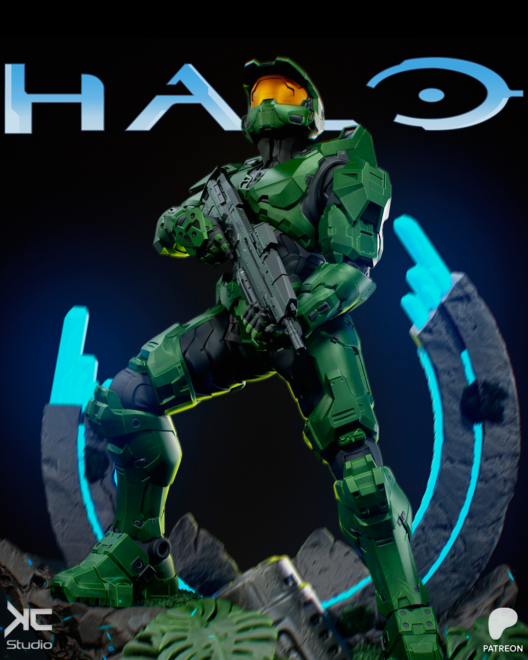 Master Chief HALO Premium Resin Statue — Made To Order