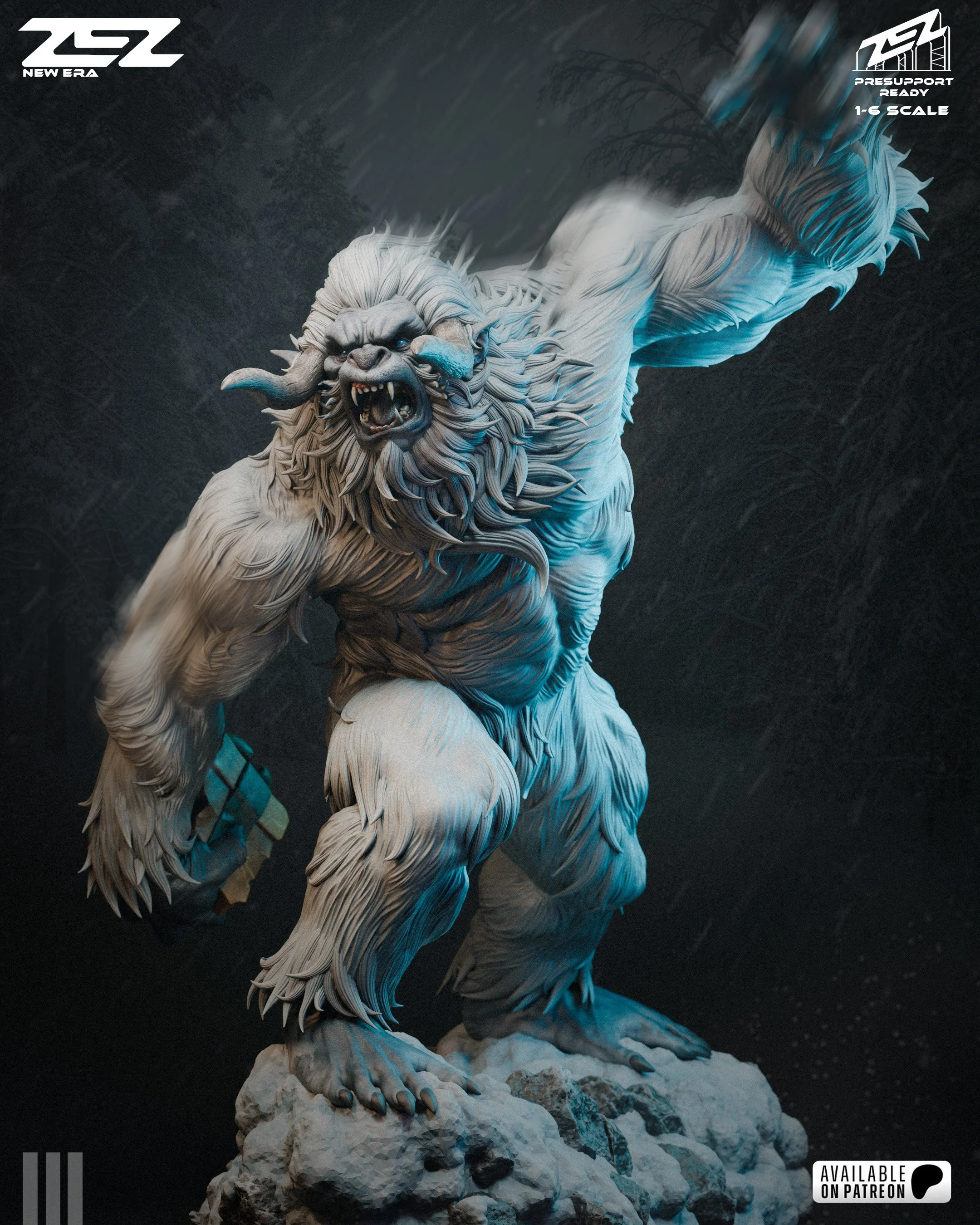 Yeti Premium Resin Statue — Made To Order