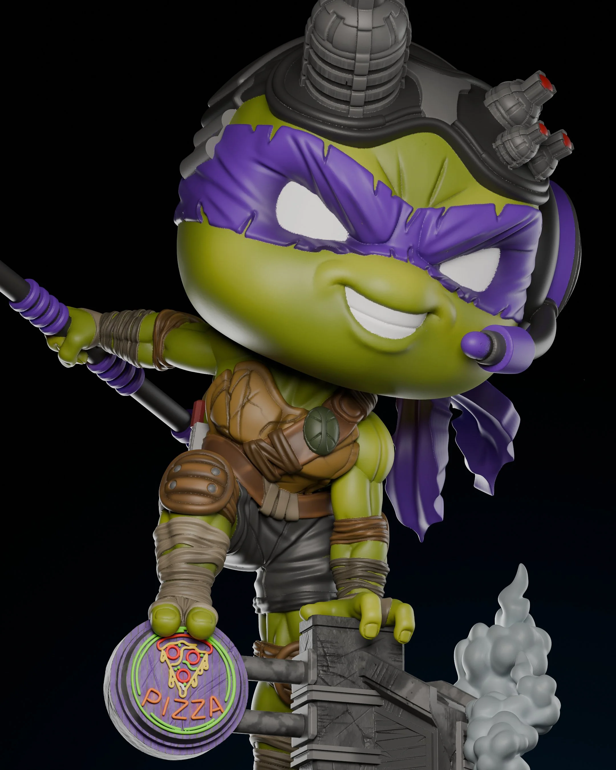 Chibi Donatello - TNMT Resin Figure