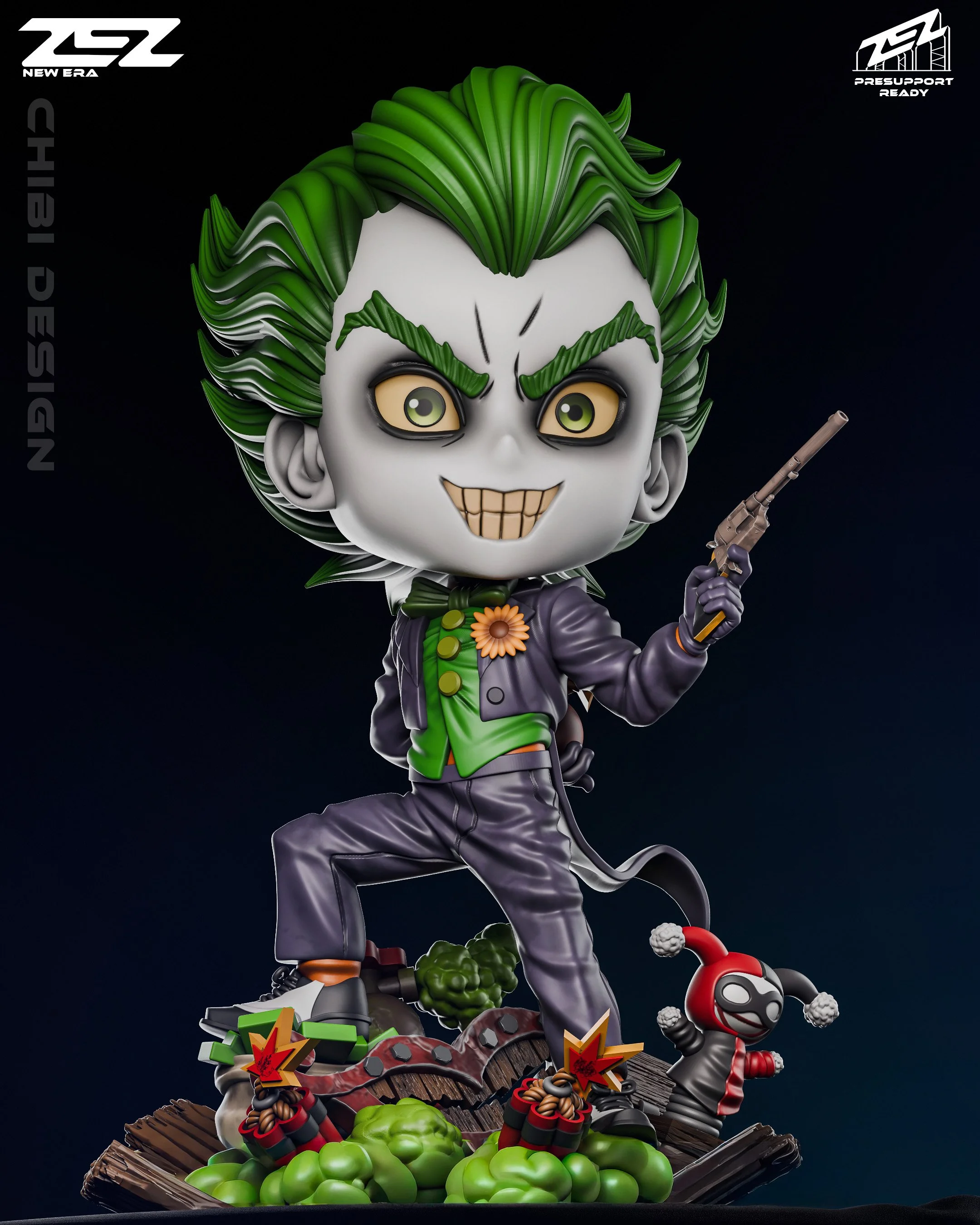 Chibi Joker Resin Figure