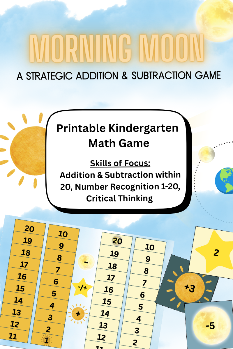 Morning Moon! A Strategic Addition and Subtraction Game