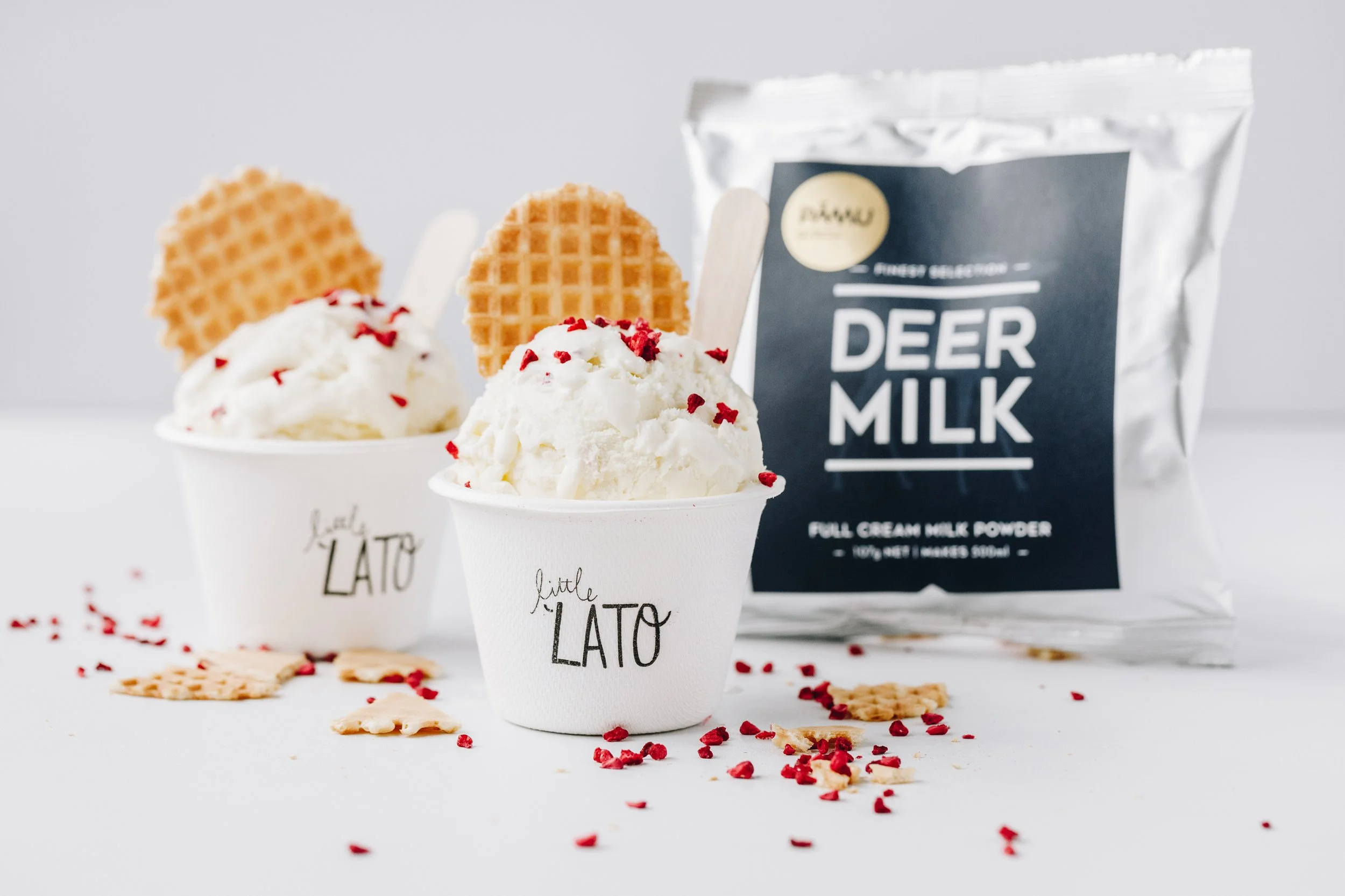 The world’s first deer milk gelato! 