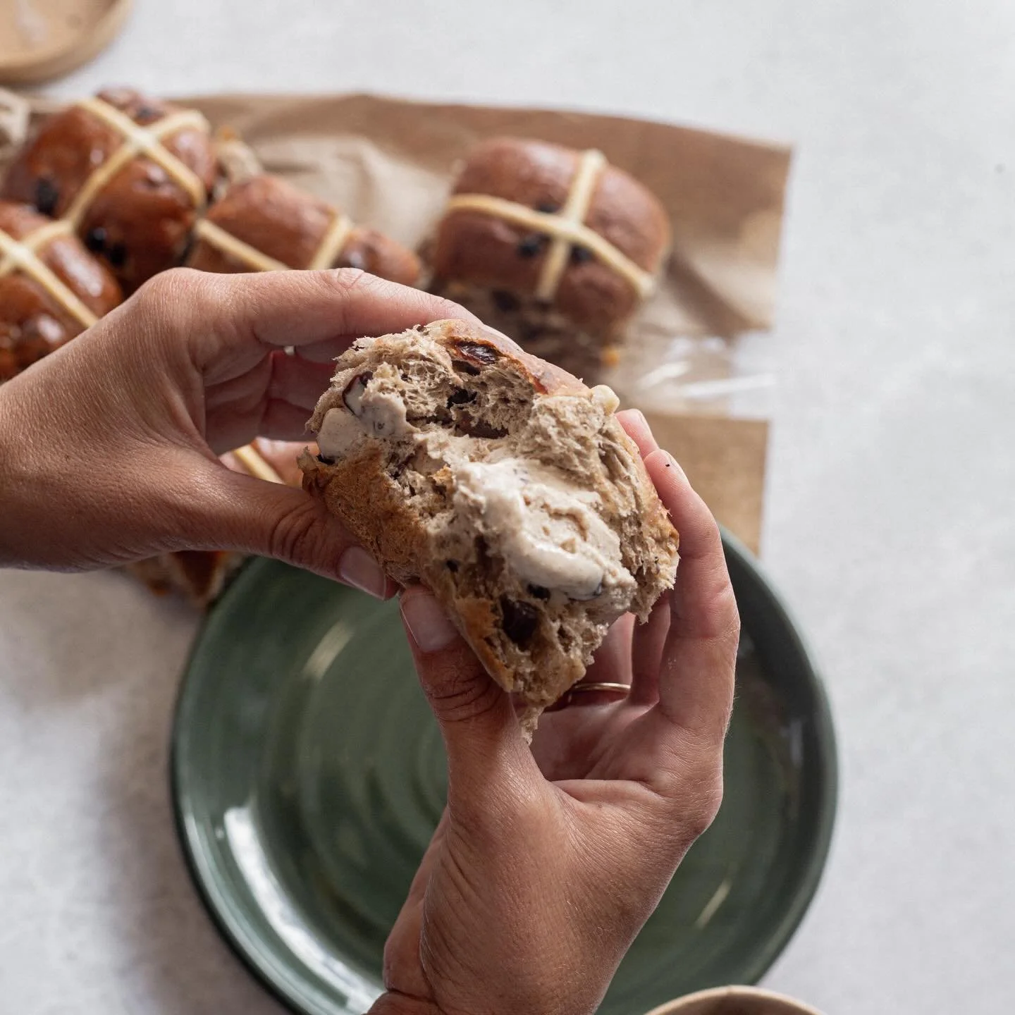 If you&rsquo;ve still got Hot Cross Buns to get through, we know what you could do 😉

Toast &lsquo;em up and sandwich them with gelato!

Then wait another 12 months to devour your weight in buns once again 😉

#littlelato