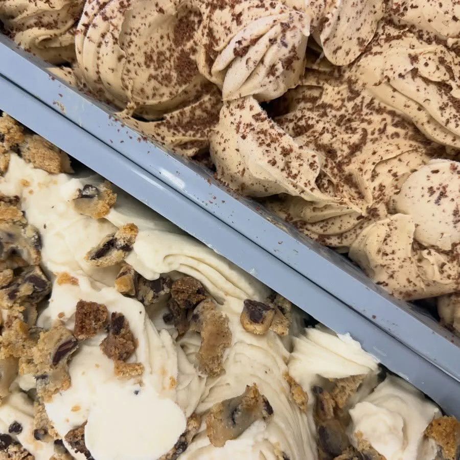 Sea Salt &amp; Vanilla Cookie 🌱
Coconut, Coffee &amp; Cardamom 🌱

Two newbies hitting the freezers from this weekend!

Which are you trying first?

📍Ponsonby
📍 Hamilton

#littlelato #vegangelato