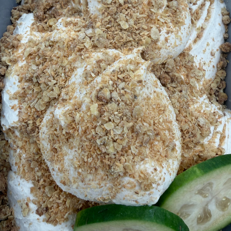 Feijoa Apple Crumble