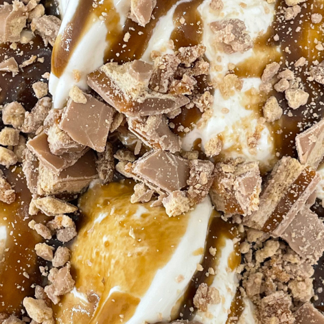 Caramelised White Chocolate &amp; Toffee