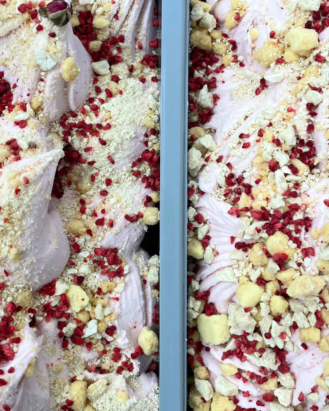 Little 'Lato gold medal winning Strawberry Coconut &amp; Rose Sugar Vegan Gelato,  Auckland New Zealand