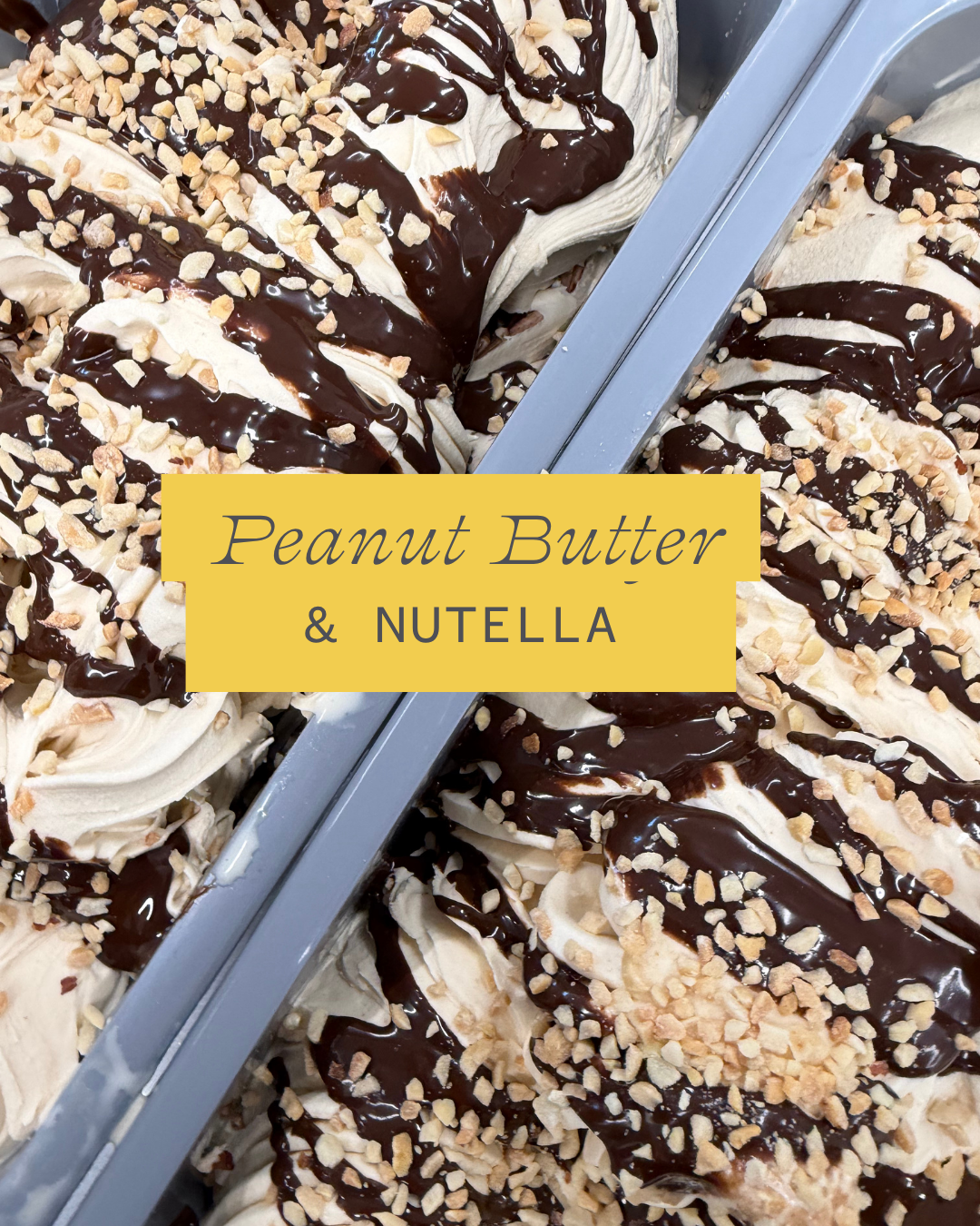 Peanut Butter Nutella gelato scooping at Little ‘Lato parlours in Auckland and Hamilton