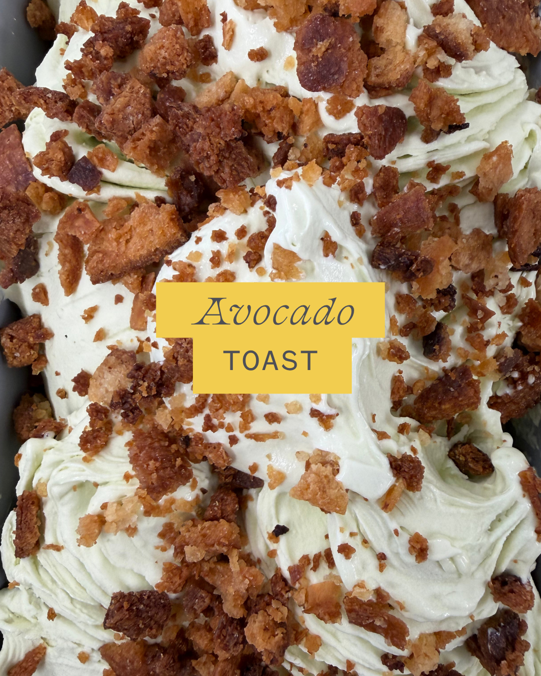 Avocado Toast gelato scooping at Little ‘Lato parlours in Auckland and Hamilton