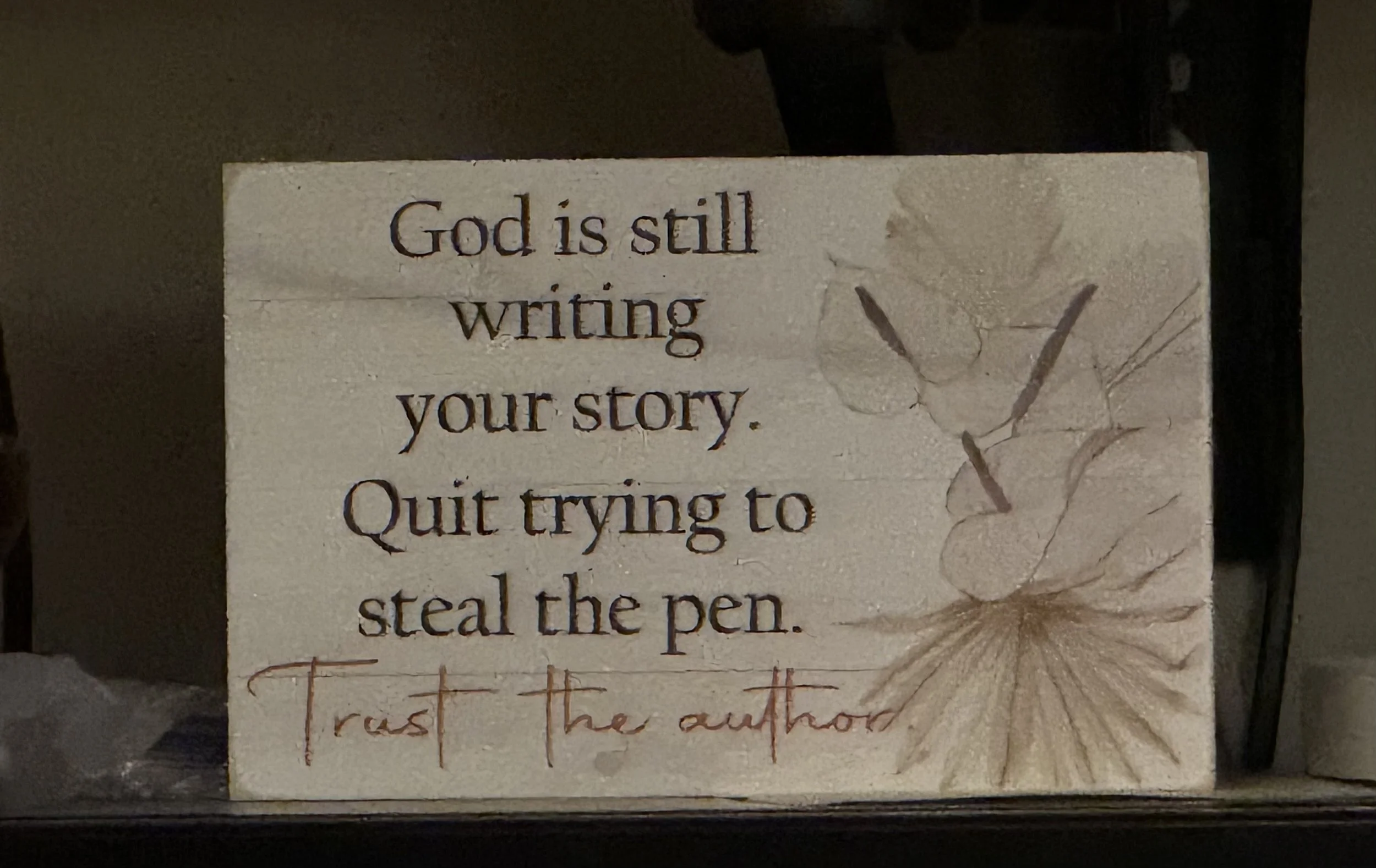 Quit trying to steal the pen