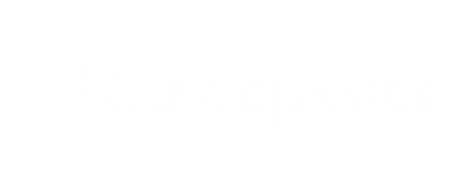 Guideposts logo with black background and white text