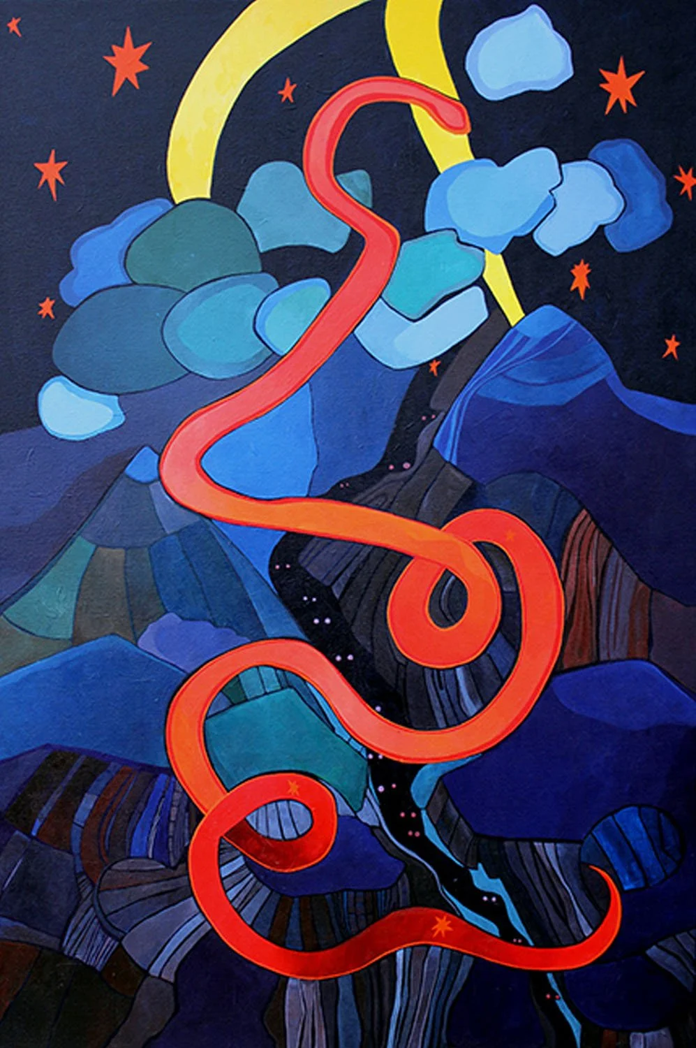 Premonition • 36×24 in • acrylic on canvas • 2019