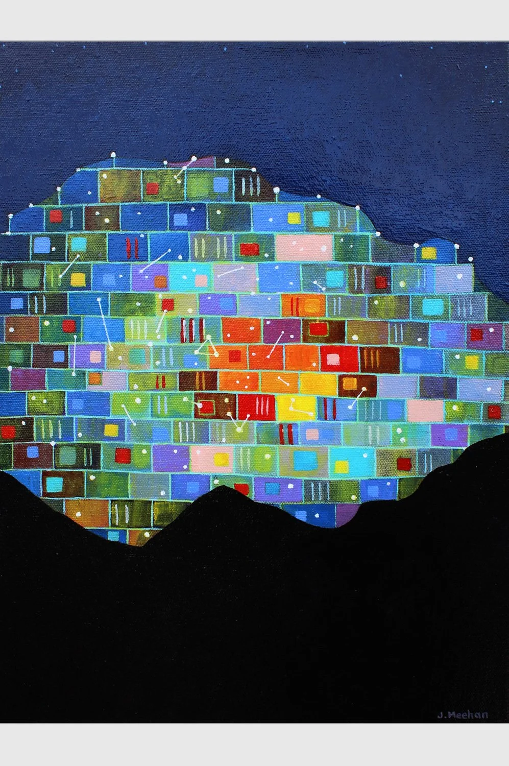 Phenomena • 16×12 in • acrylic on canvas • 2025 • $425