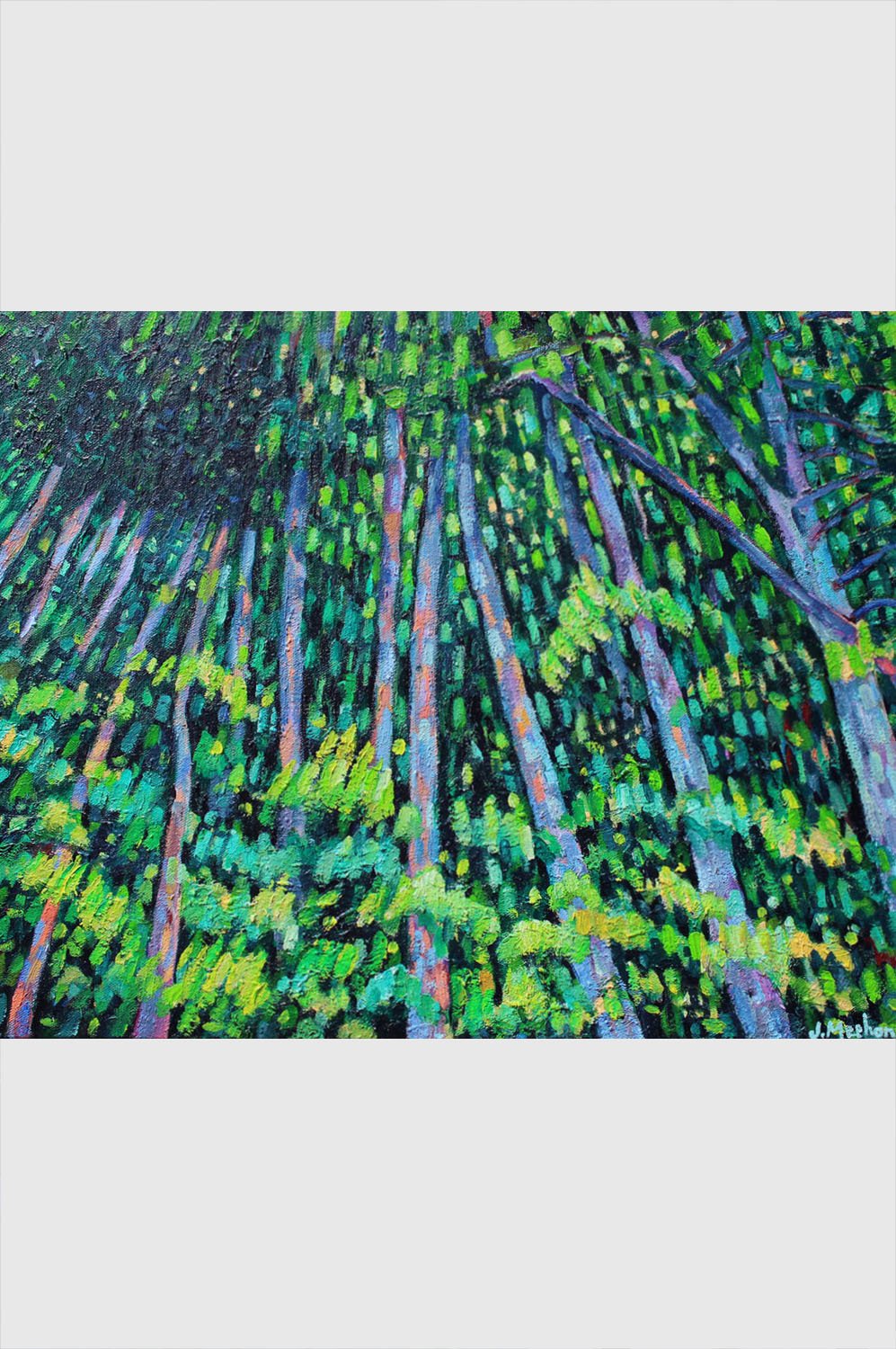 Humming Forest • 16×20 in • oil on canvas • 2022