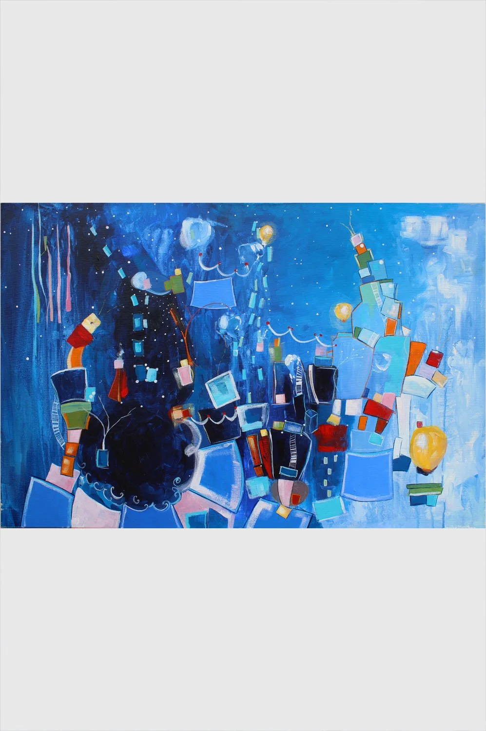 Before We Knew Any Better • 24×36 in • acrylic on canvas • 2015