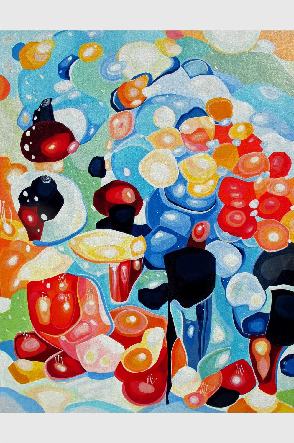 Your First Breath • 40×30 in • acrylic on canvas • 2014