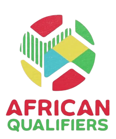 Logo of African Qualifiers featuring a stylized globe made of colorful segments with the words "AFRICAN QUALIFIERS" beneath in red and green text.