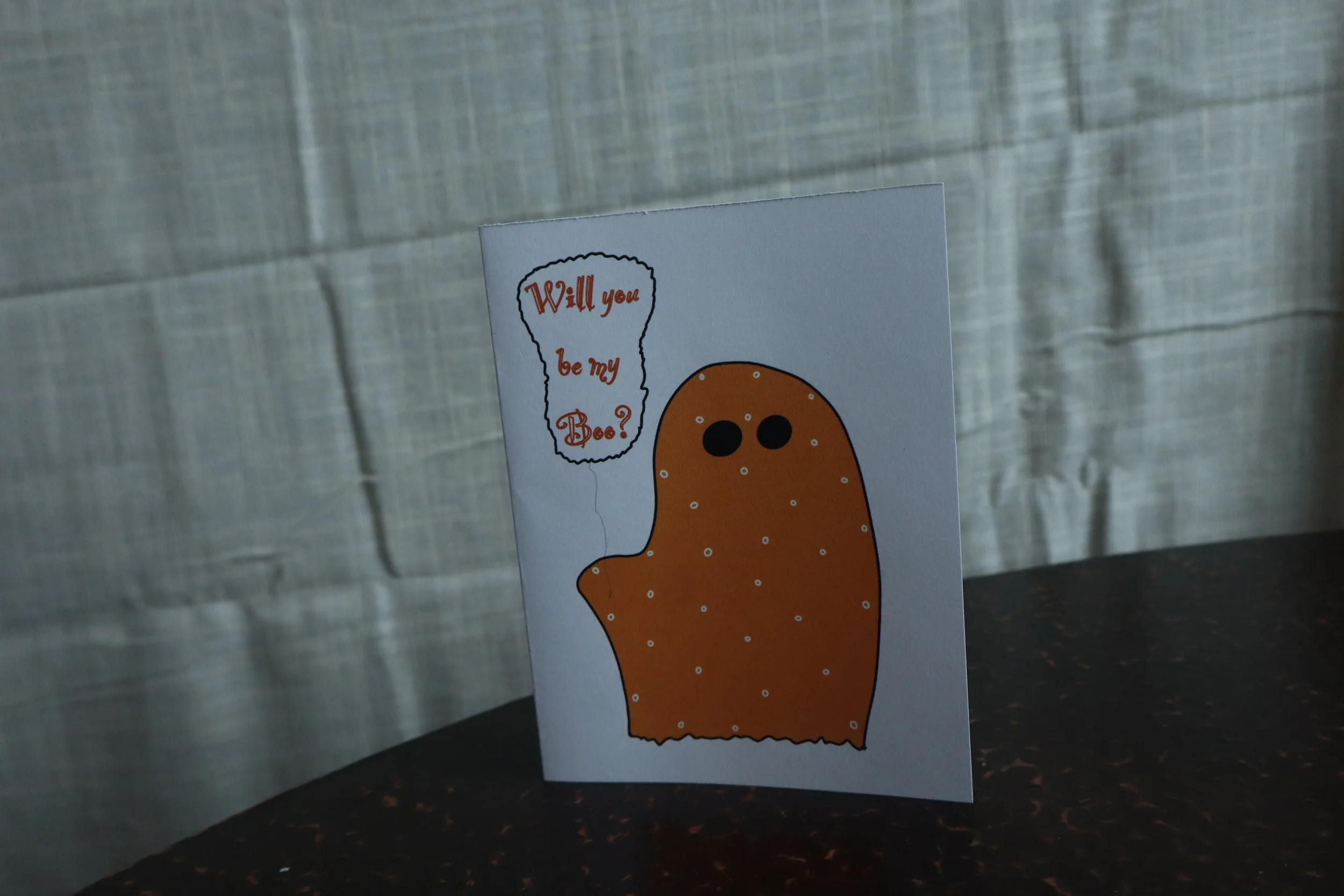 Be My Boo Card Folded Card