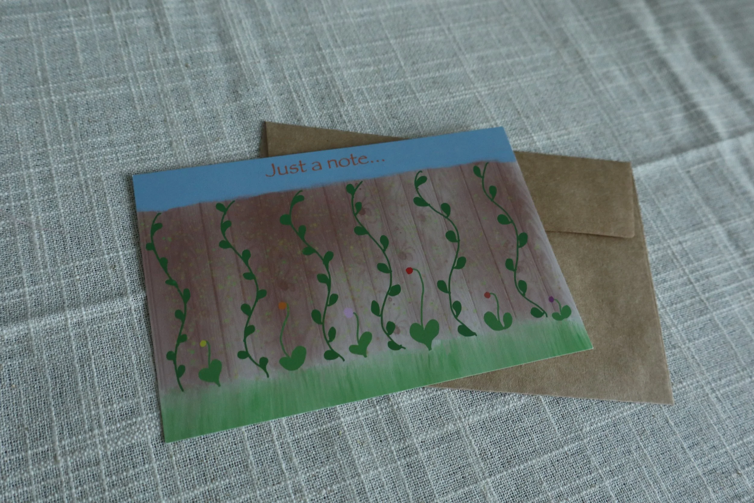 Just a Note - Vine Design