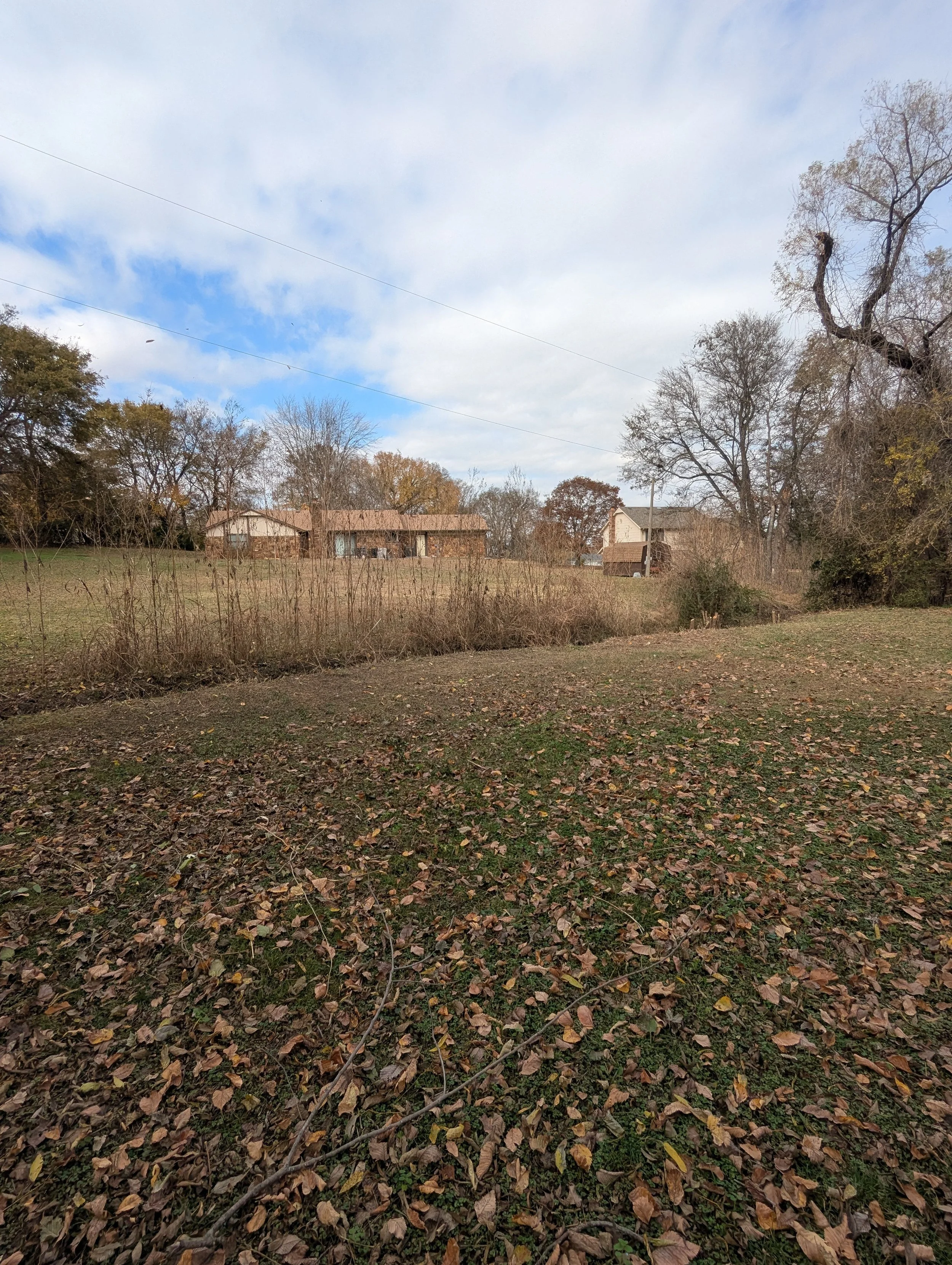 After brush clearing - Claremore, OK