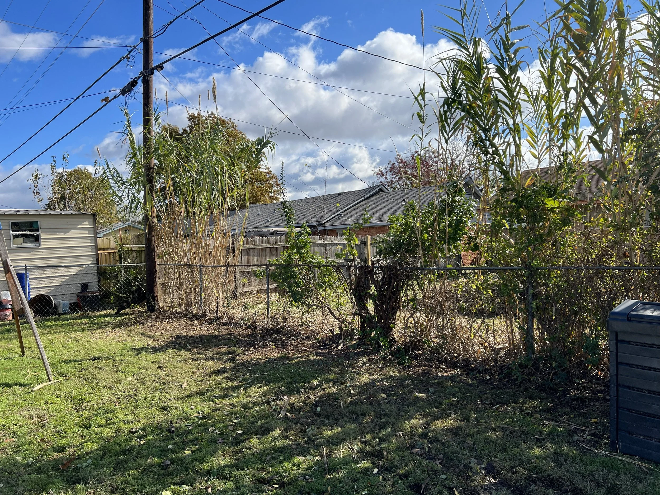 After Fence Line Clearing - Tulsa, OK