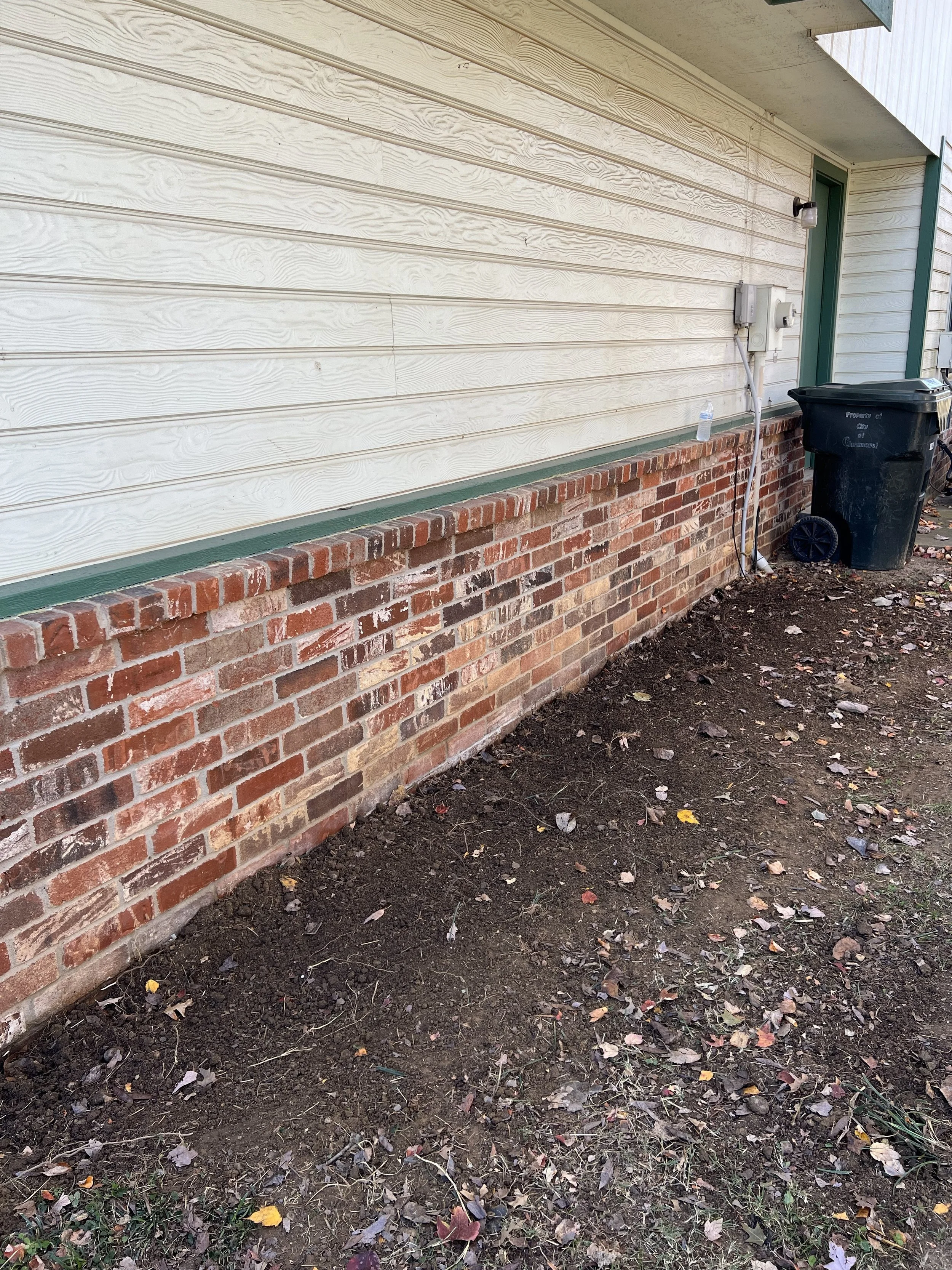 After Shrub Removal - Claremore, OK