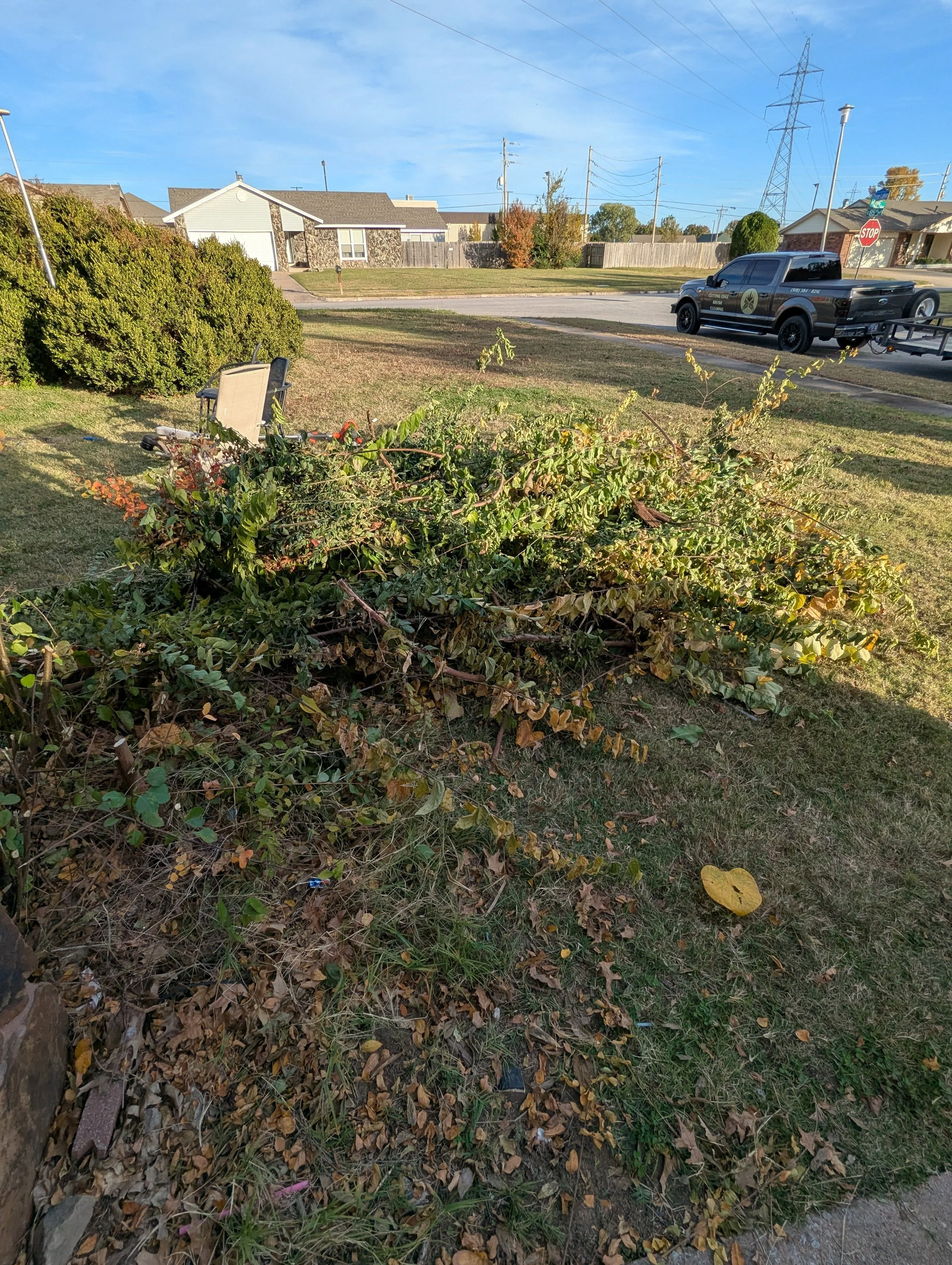 Front Yard Brush Haul, Owasso, OK
