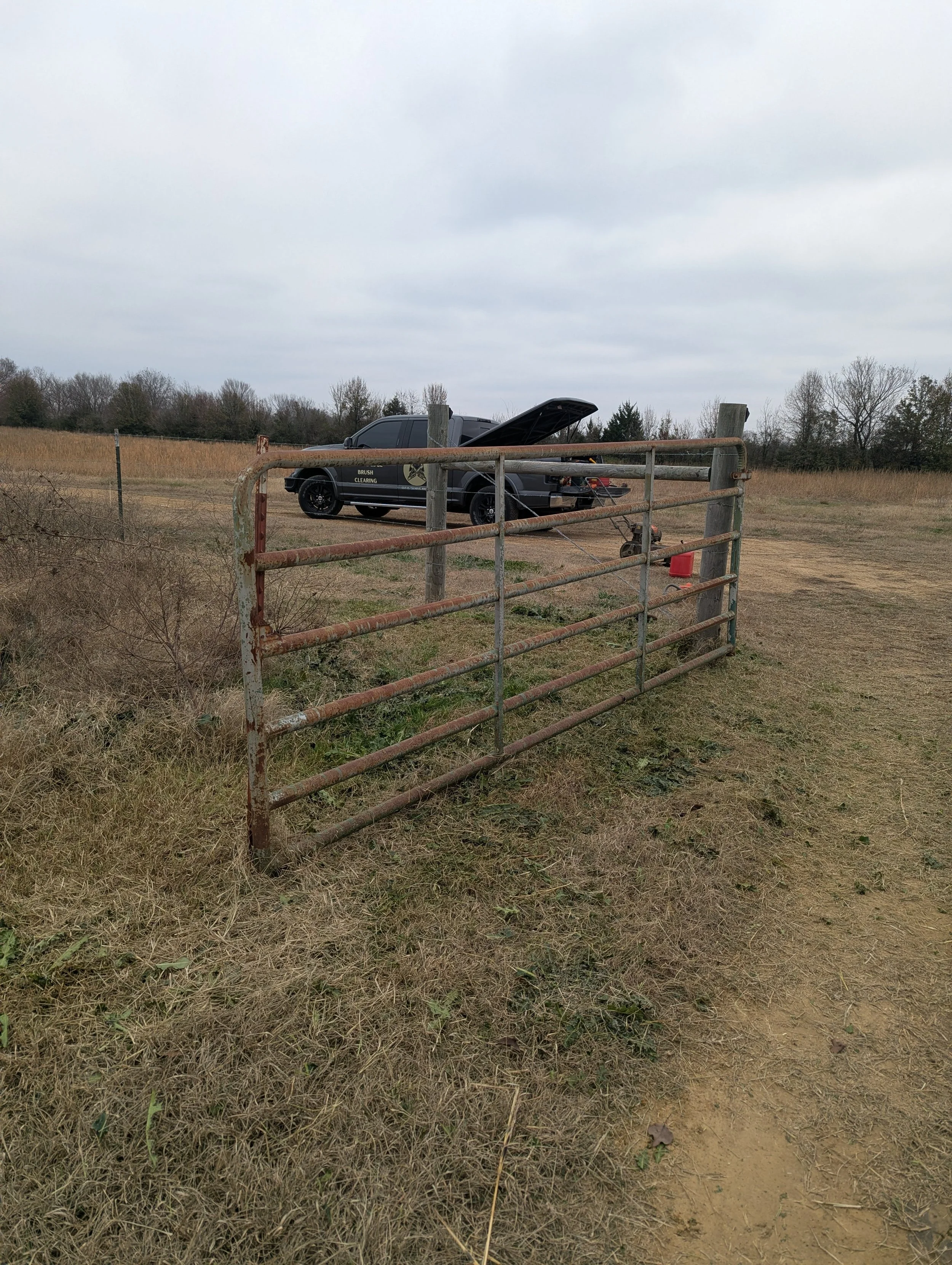 After Fence Line Clearing - Claremore, OK
