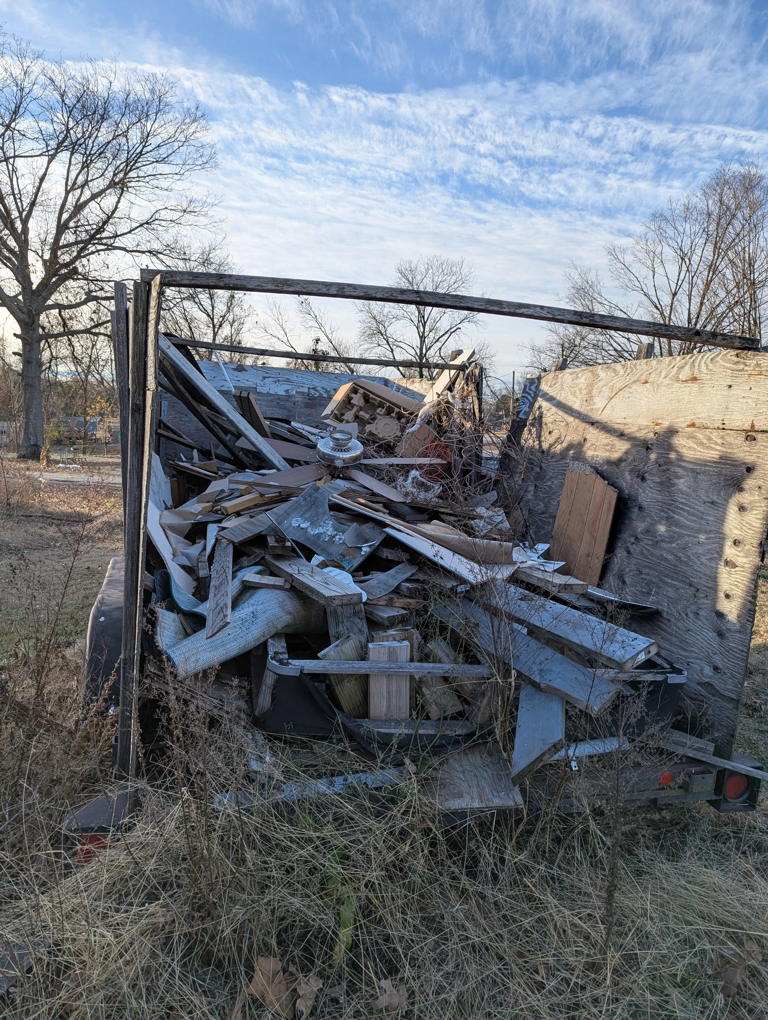 Before Junk & Debris Haul Off - Claremore, OK