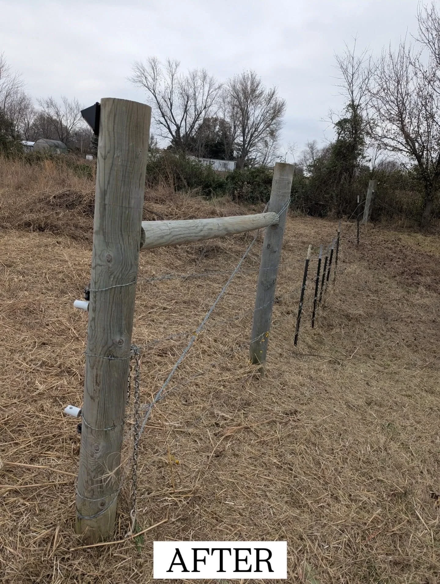After Fence line clearing - Claremore, OK