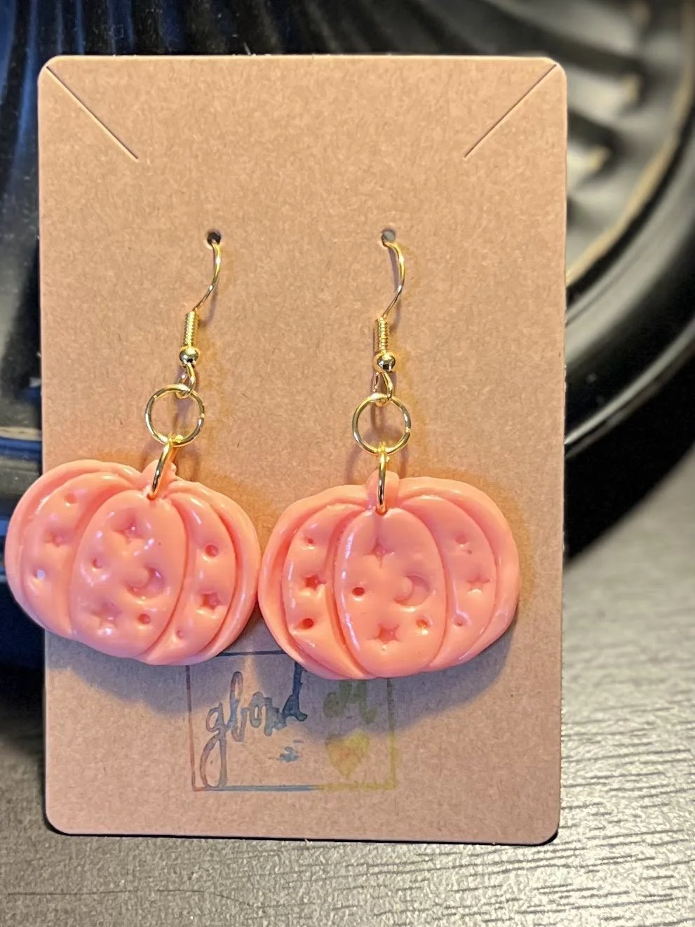 Magical Pumpkin Dangle Earring