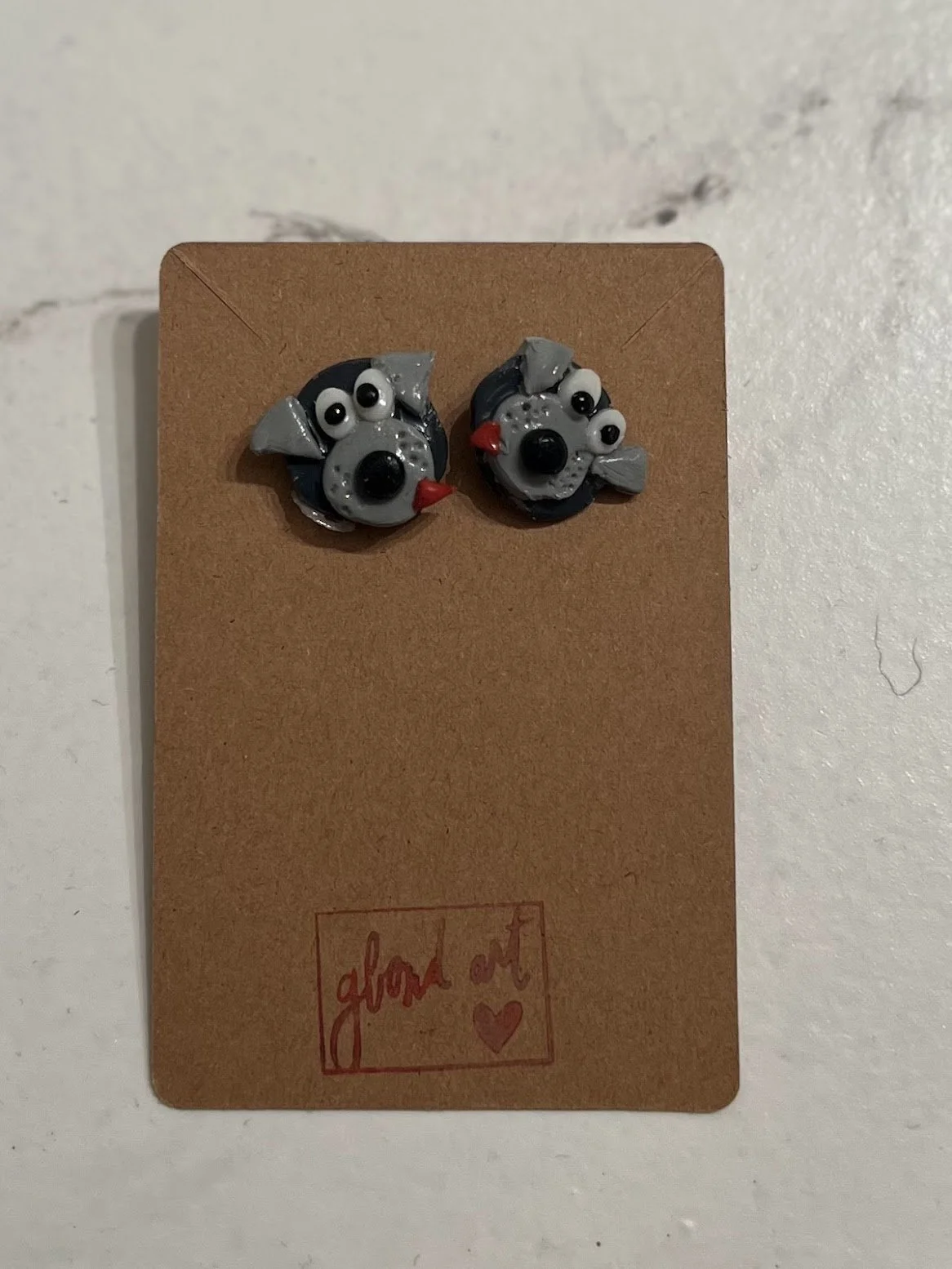 Pup Parade: Grey Ear-ed Pup Studs