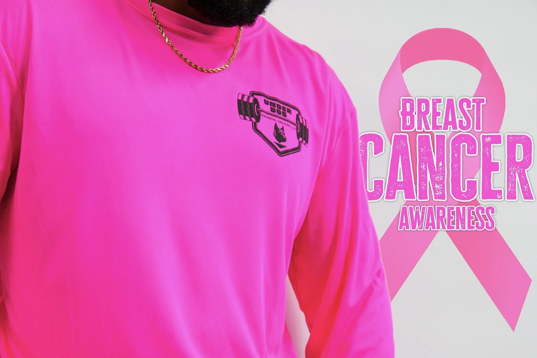 UDPT Breast Cancer Awareness Long Sleeve Performance Shirt
